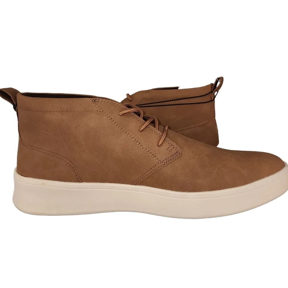 IZOD Palmer Men's Size 12, Lace-up Chukka Boots, Brown, New in Box